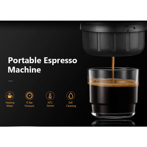 Portable  coffee maschine with battery