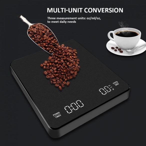 Smart Drip Coffee Scales USB Timing Portable Digital Electronic Household Food Scales for Home Kitchen Tools