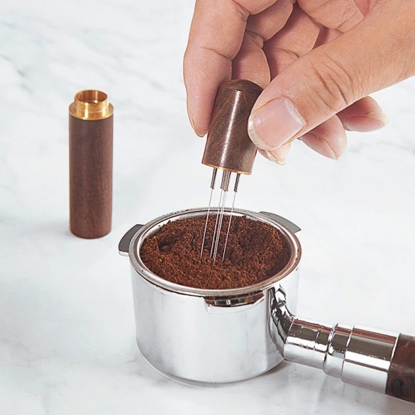 Stainless Steel Coffee Powder Tamper Espresso Powder Stirrer Distributor Leveler WDT Tools Cafe Stirring Barista Accessories