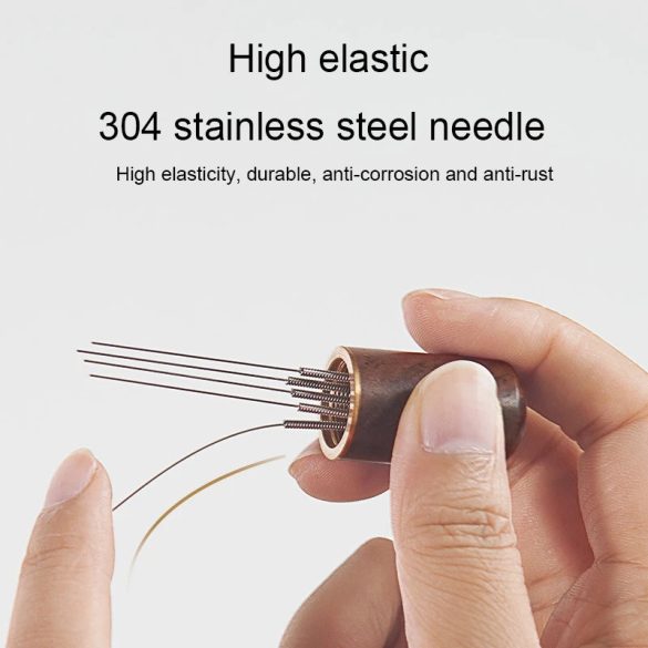 Stainless Steel Coffee Powder Tamper Espresso Powder Stirrer Distributor Leveler WDT Tools Cafe Stirring Barista Accessories