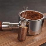 Stainless Steel Coffee Powder Tamper Espresso Powder Stirrer Distributor Leveler WDT Tools Cafe Stirring Barista Accessories